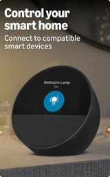 Amazon Echo Spot with Alexa+,vibrant sound, bluetooth, Blue