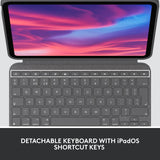 Logitech Combo Touch Detachable 10Th Gen Ipad Keyboard Case, Black