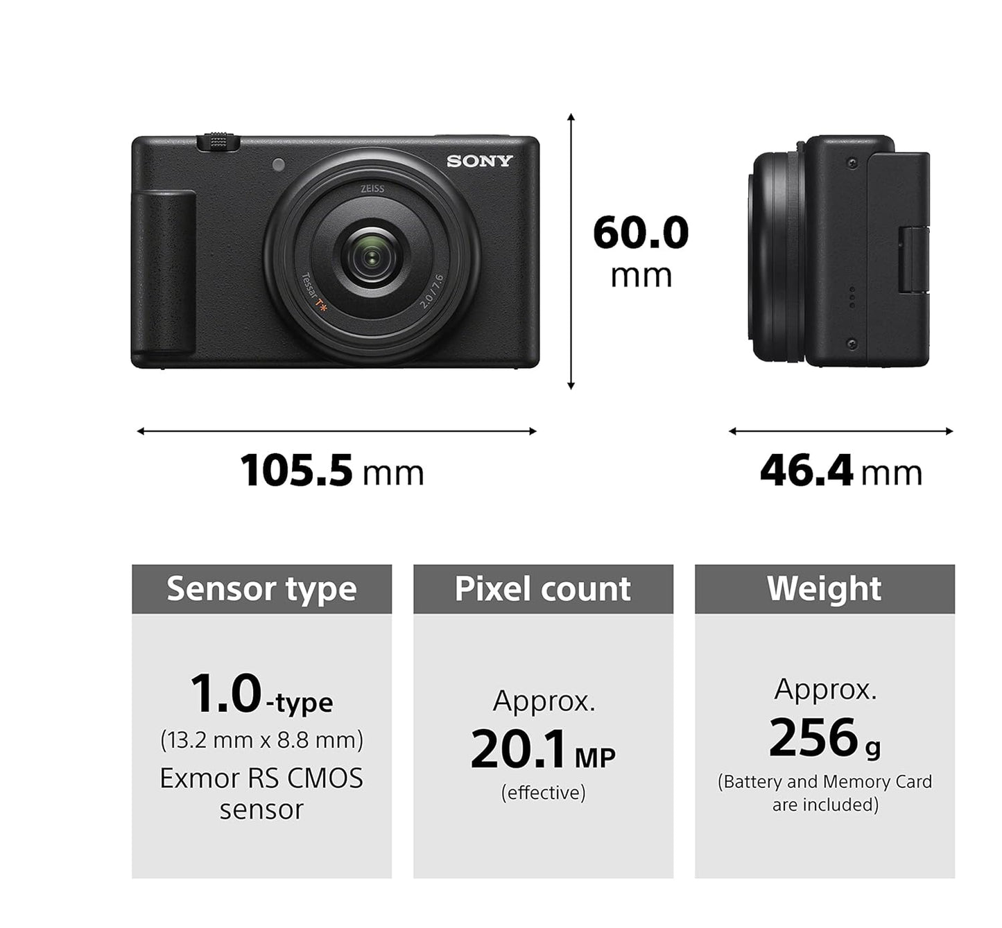 Sony ZV-1F Vlog Camera for Content Creators and Vloggers