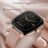 Titan AiRA Metal Case Square Display Smart Watch