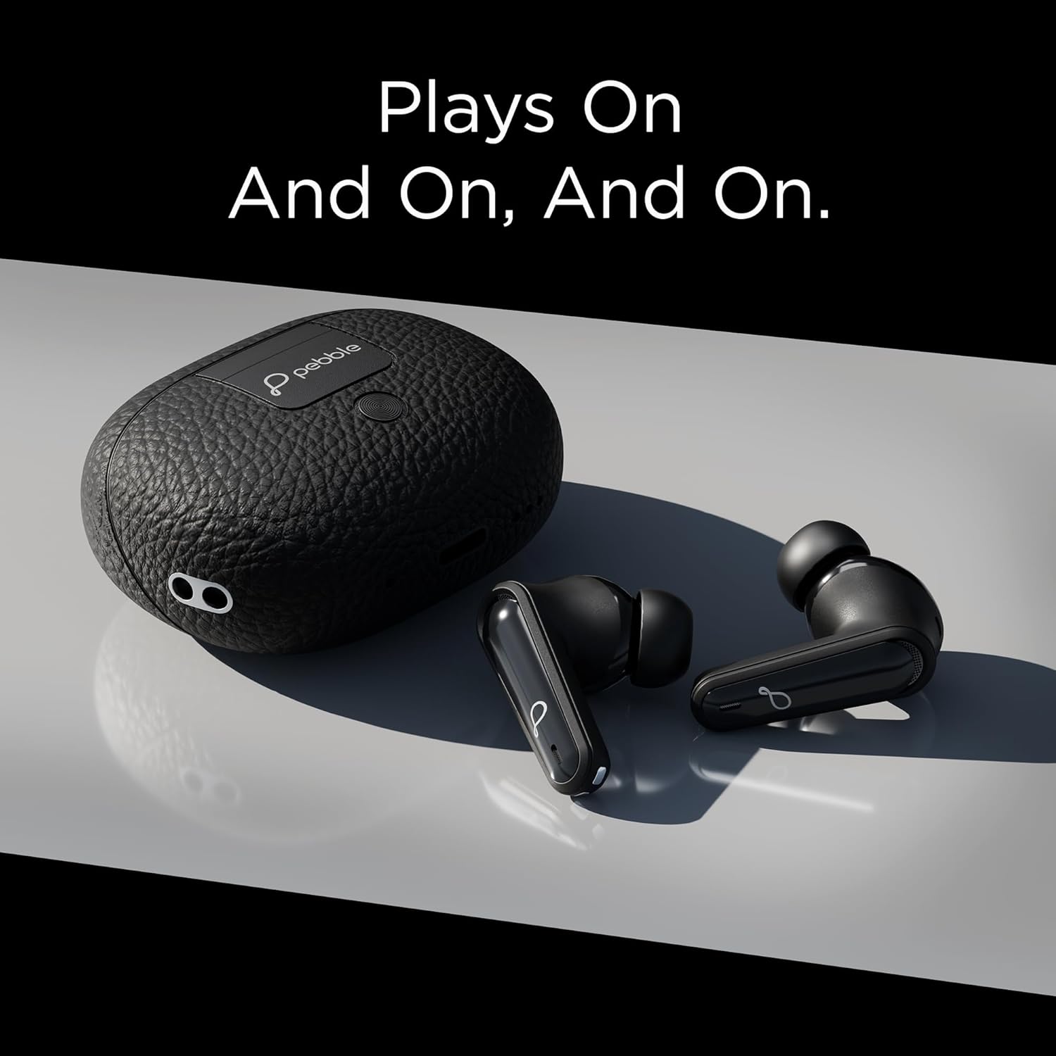 Pebble Blissbuds Noir True Wireless Earbuds