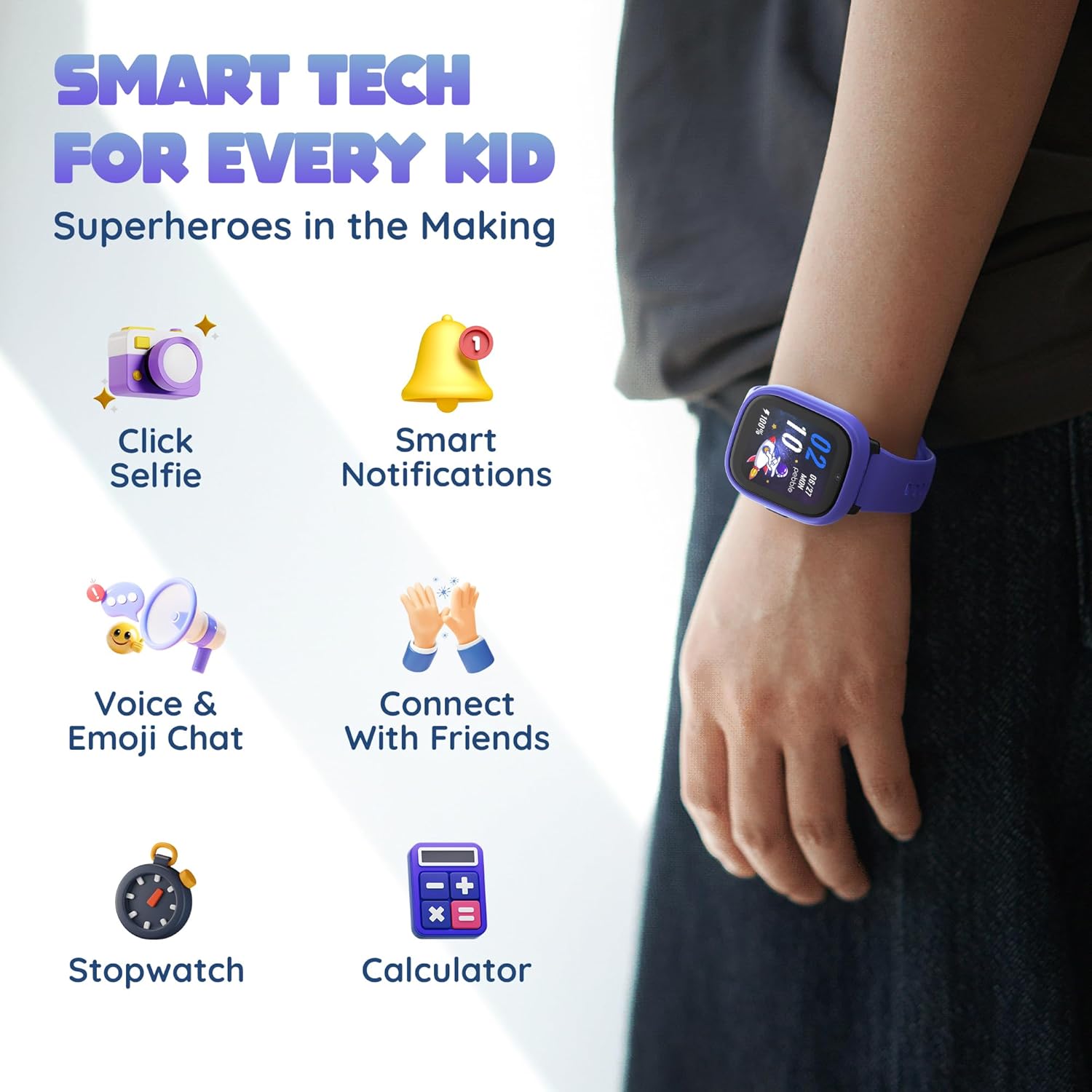 Pebble Junior 4G Kids Smartwatch