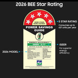 Samsung 1.5Ton 5Star,New Star rated, Bespoke AI Inverter Smart Split AC (AR60H18D1ZW)