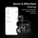 Pebble Blissbuds Noir True Wireless Earbuds