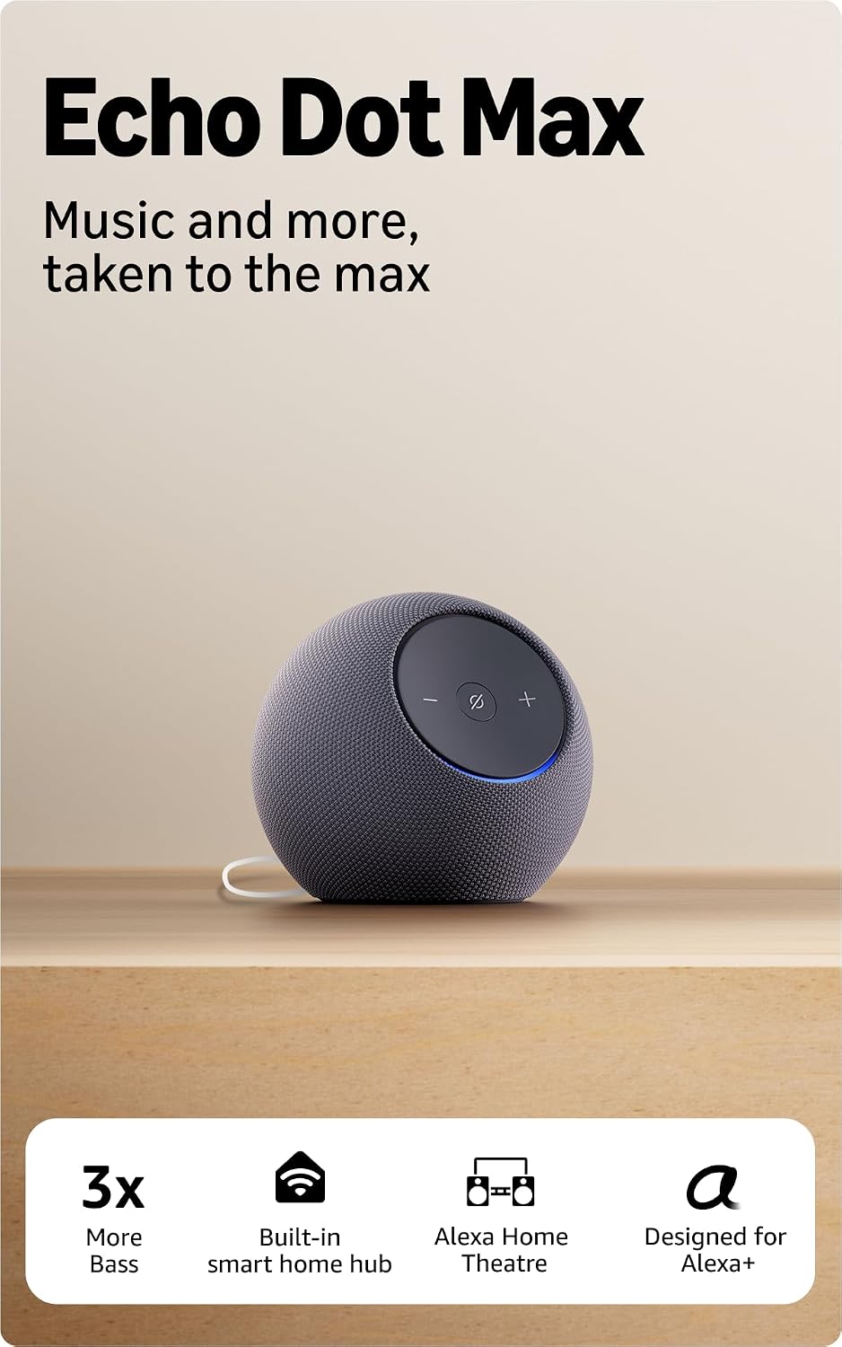 Amazon Echo Dot Max-Amethyst