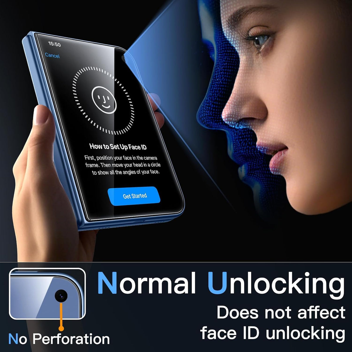 iPhone Duo Full Edge to Edge Privacy Tempered