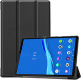 Smart Trifold Hard Back Flip Case Cover for Lenovo Tab M10, Black