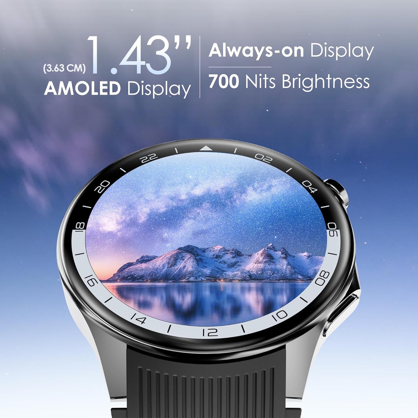 Pebble Gravity Smartwatch with Always-On Display