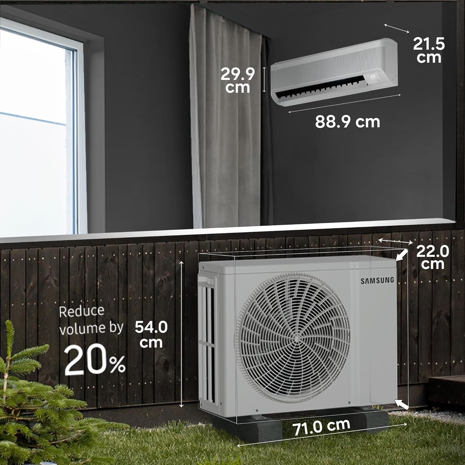 Samsung 1.5Ton 3Star AI WindFree Inverter Smart Split AC (AR60H18D1LW)