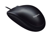 Logitech M90 Wired USB Mouse- Black
