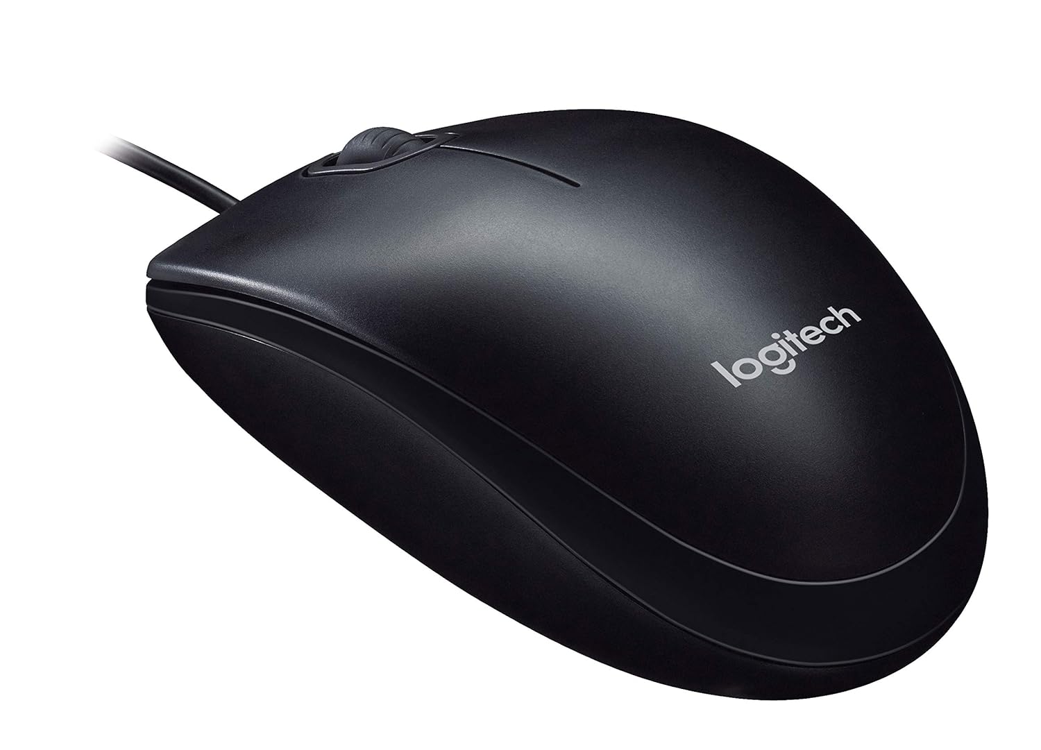 Logitech M90 Wired USB Mouse- Black