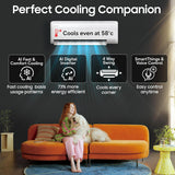 Samsung 1.5Ton 5Star,New Star rated, Bespoke AI Inverter Smart Split AC (AR60H18D1ZW)