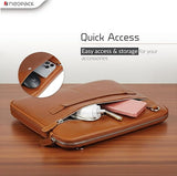 Neopack 14.2-inch Nova Sling Sleeve Genuine Leather Laptop Bag