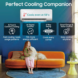Samsung 1 Ton 5 Star AI Inverter Smart Split AC (AR50H12D1ZHNNA)