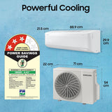 Samsung 1.5 Ton 3 Star  Inverter Smart Split AC (AR60H18D13W)
