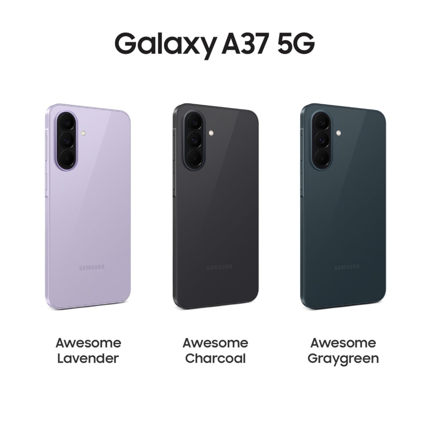 Samsung Galaxy A37 5G (8GB/256GB Storage)-Awesome Charcoal