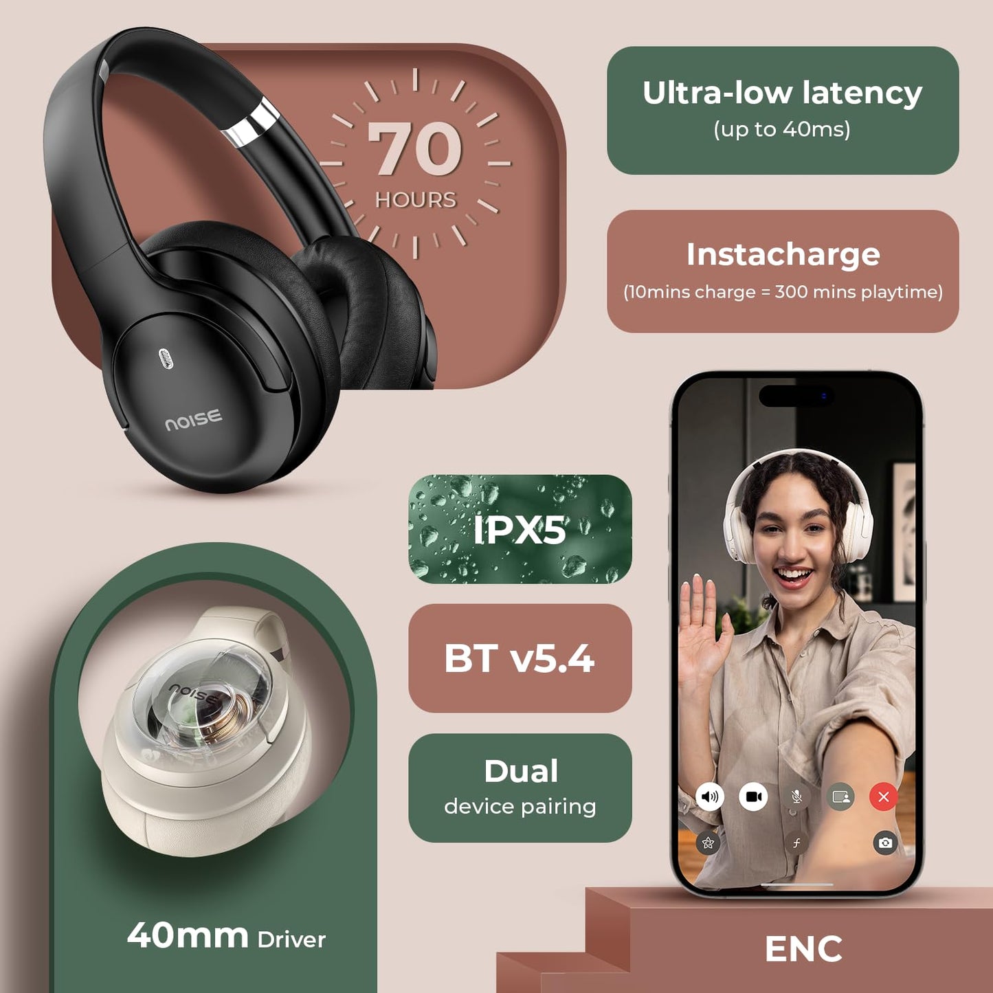 Noise Airwave Max 4 Wireless Over Ear Headphone