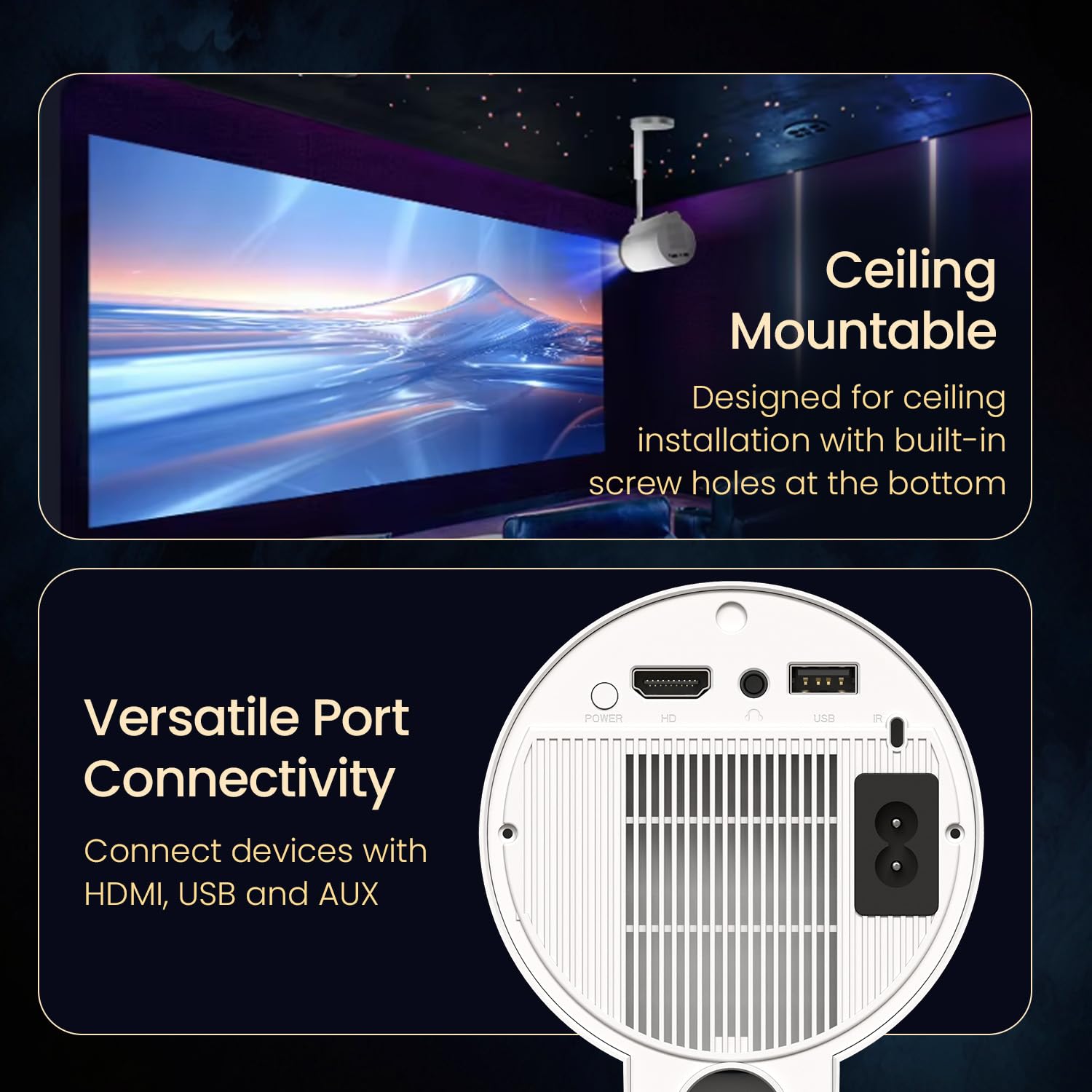 Portronics Beem 520 Smart LED Projector