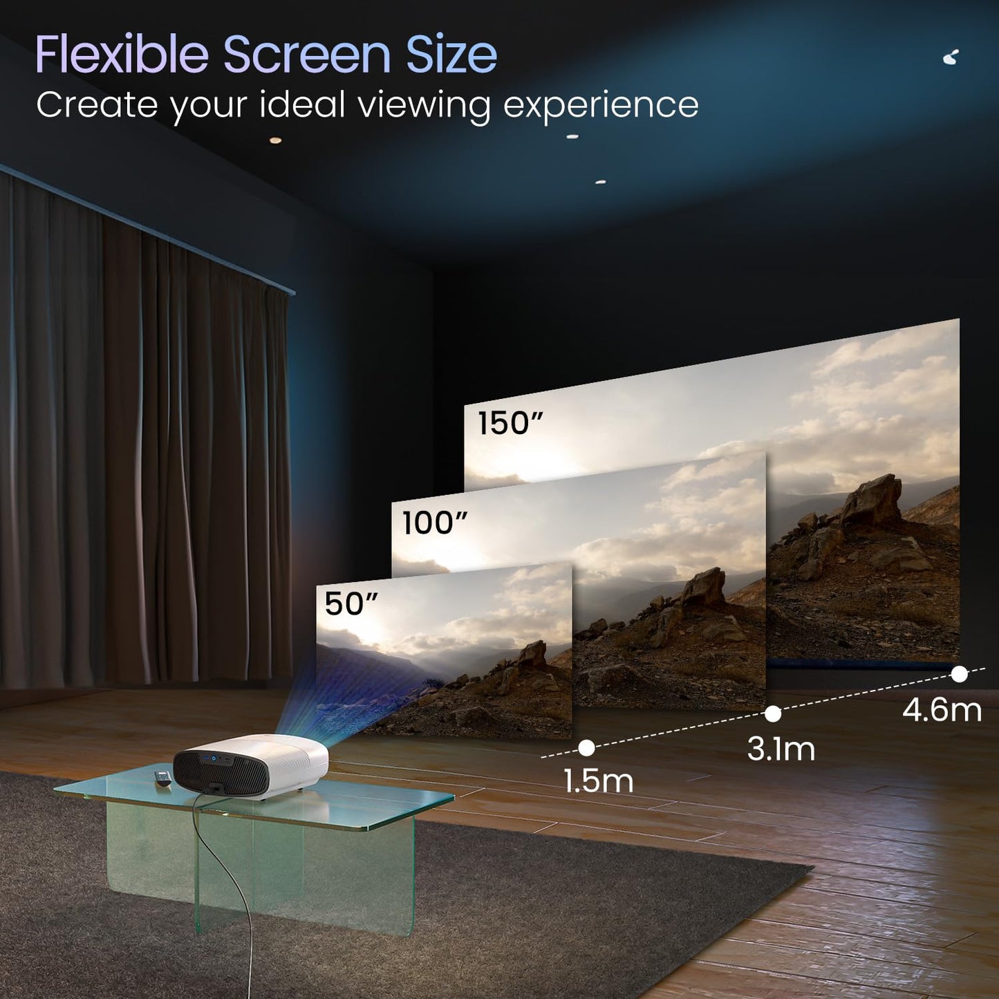 Portronics Beem 530 Smart LED Projector