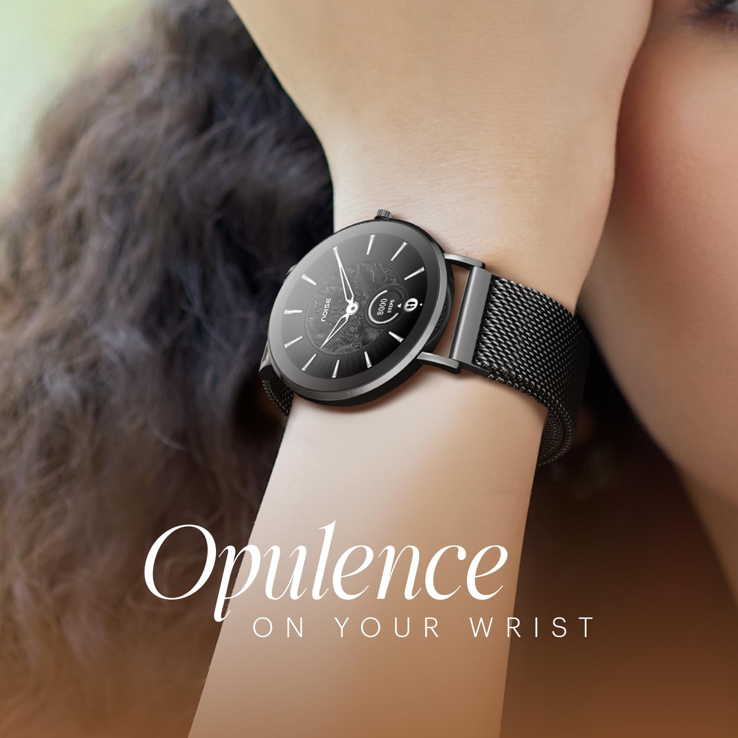 Noise Diva 2 Fashion Smart Watch for Women-(Black Link)