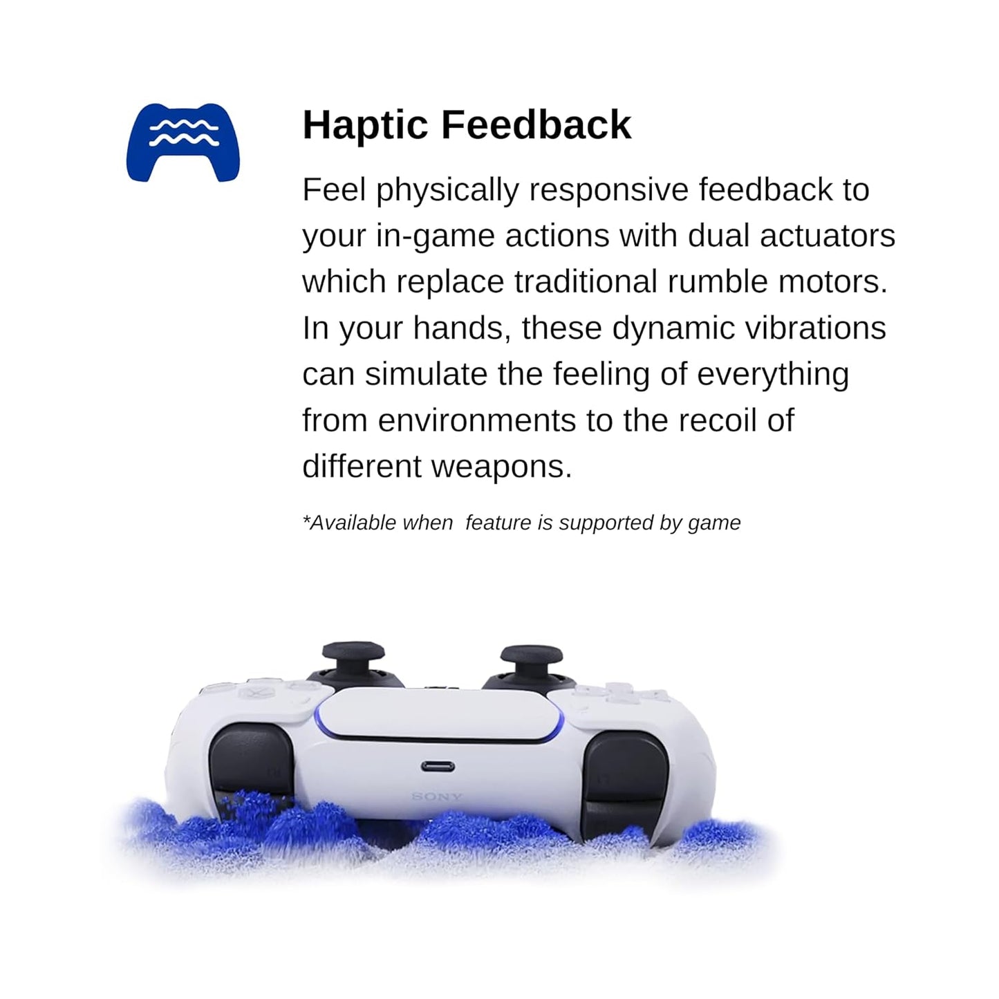 Sony DualSense PlayStation 5 Wireless Controller-Metallic Blue