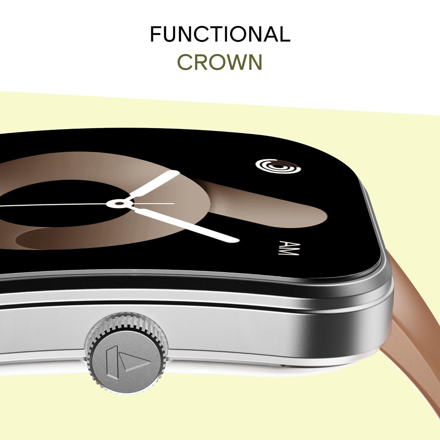 Boat Wave Sigma 3 Curv Smartwatch-(Timber Brown)