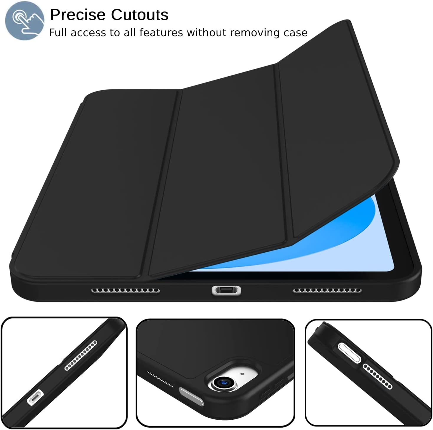 Apple ipad 10th gen 3 fold flip cover