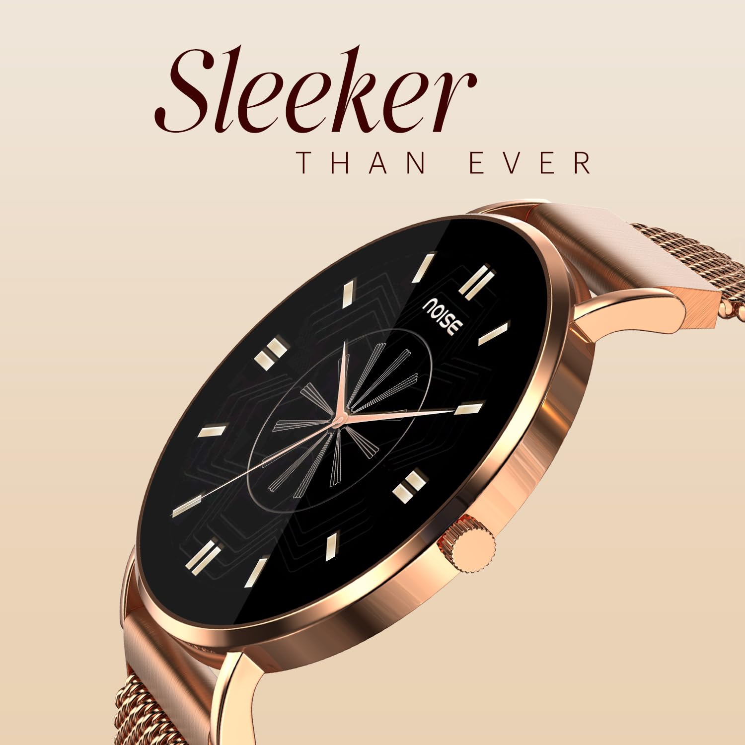 Noise Diva 2 Fashion Smart Watch for Women-(Classic Black)