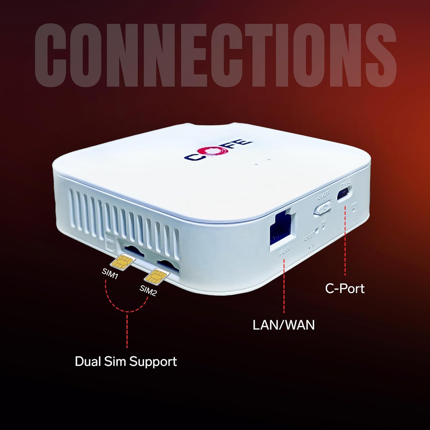 COFE CF-106 WF-DS Dual Sim Battery Router