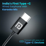 Portronics Conch One Type C Wired Earphone