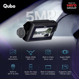 Qubo Car Dash Cam 3k (Front+Rear)