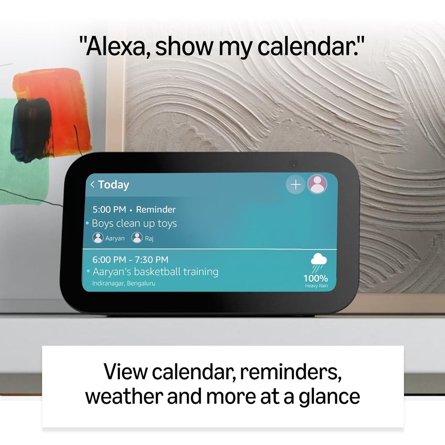 Amazon Echo Show 5 (latest model)-Cloud Blue