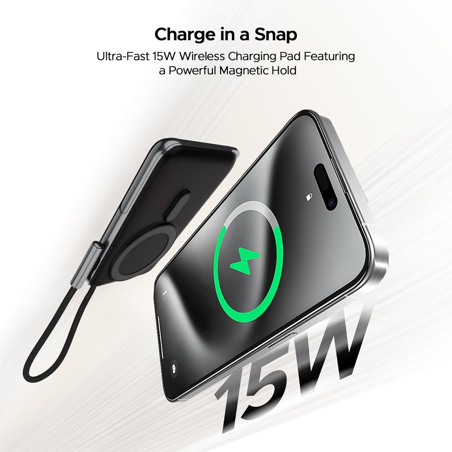 Boat Energyshroom PB330 10000 mAh Magnetic Wireless Power Bank
