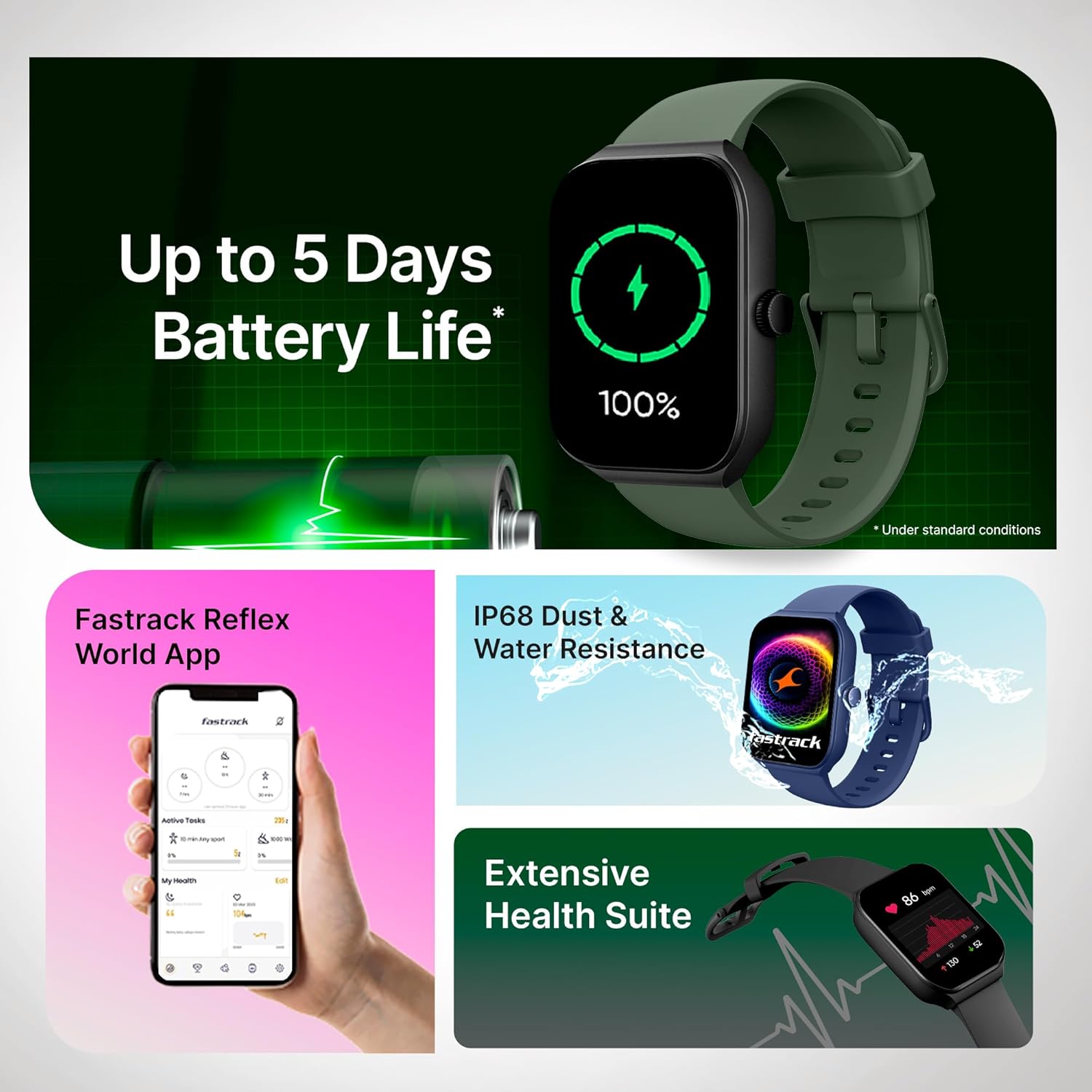 Fastrack Smartwatch Reflex Horizon