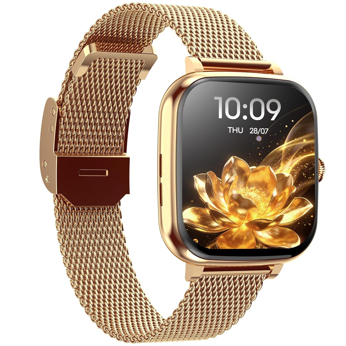 Fastrack Noir Rizz Smart Watch for Women -Rose Gold