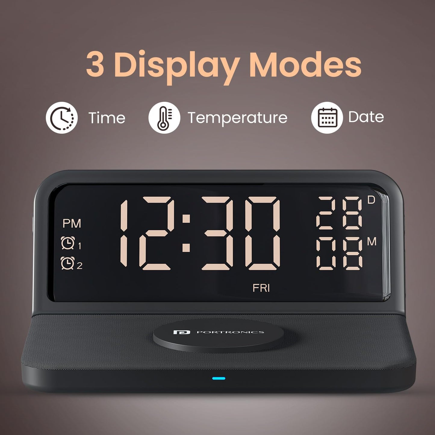Portronics Freedom 4E 15W Wireless Charger