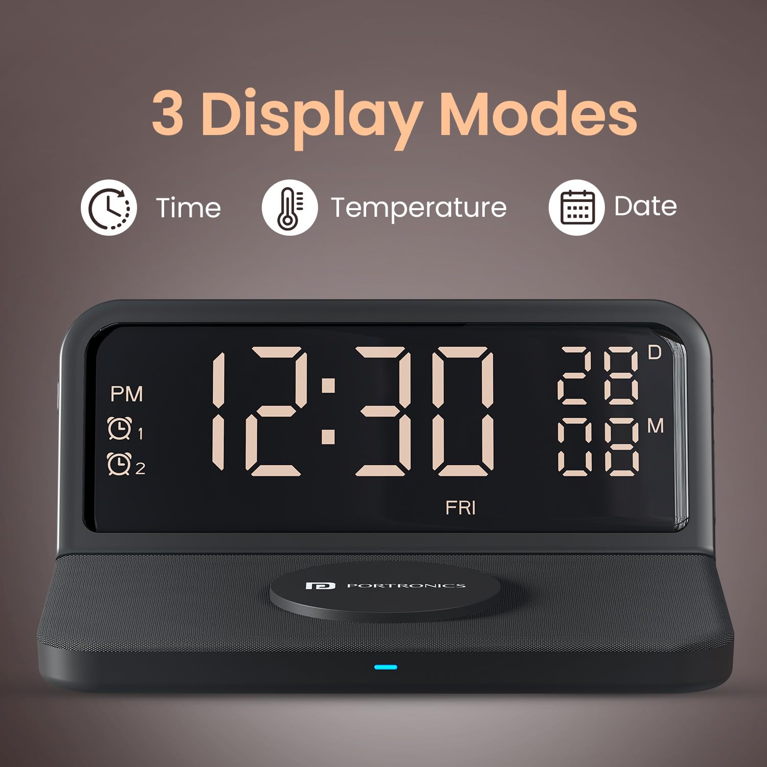 Portronics Freedom 4E 15W Wireless Charger