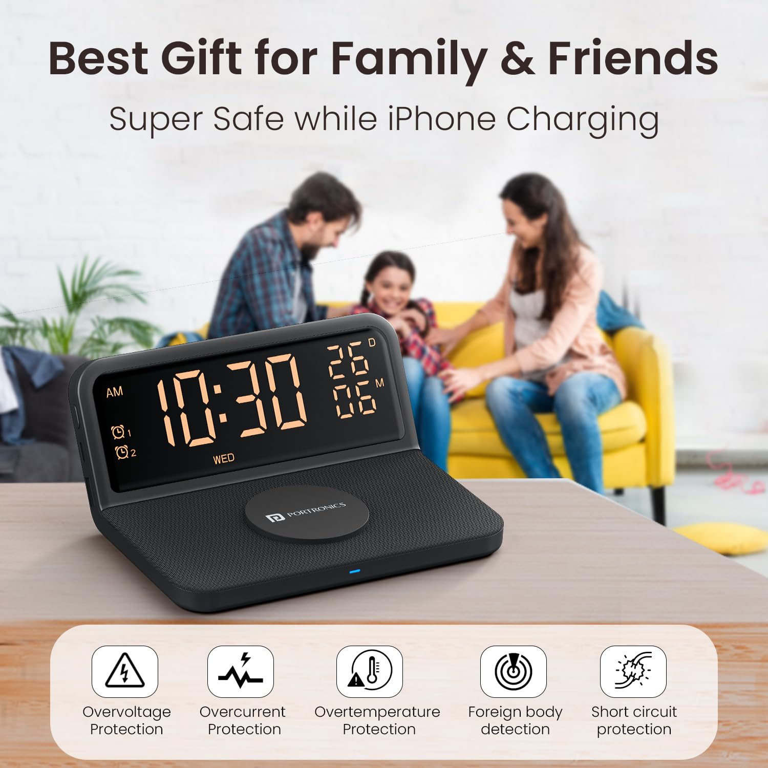 Portronics Freedom 4E 15W Wireless Charger