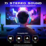HAMMER Blaze Wired Over Ear Gaming Headset (cyan)