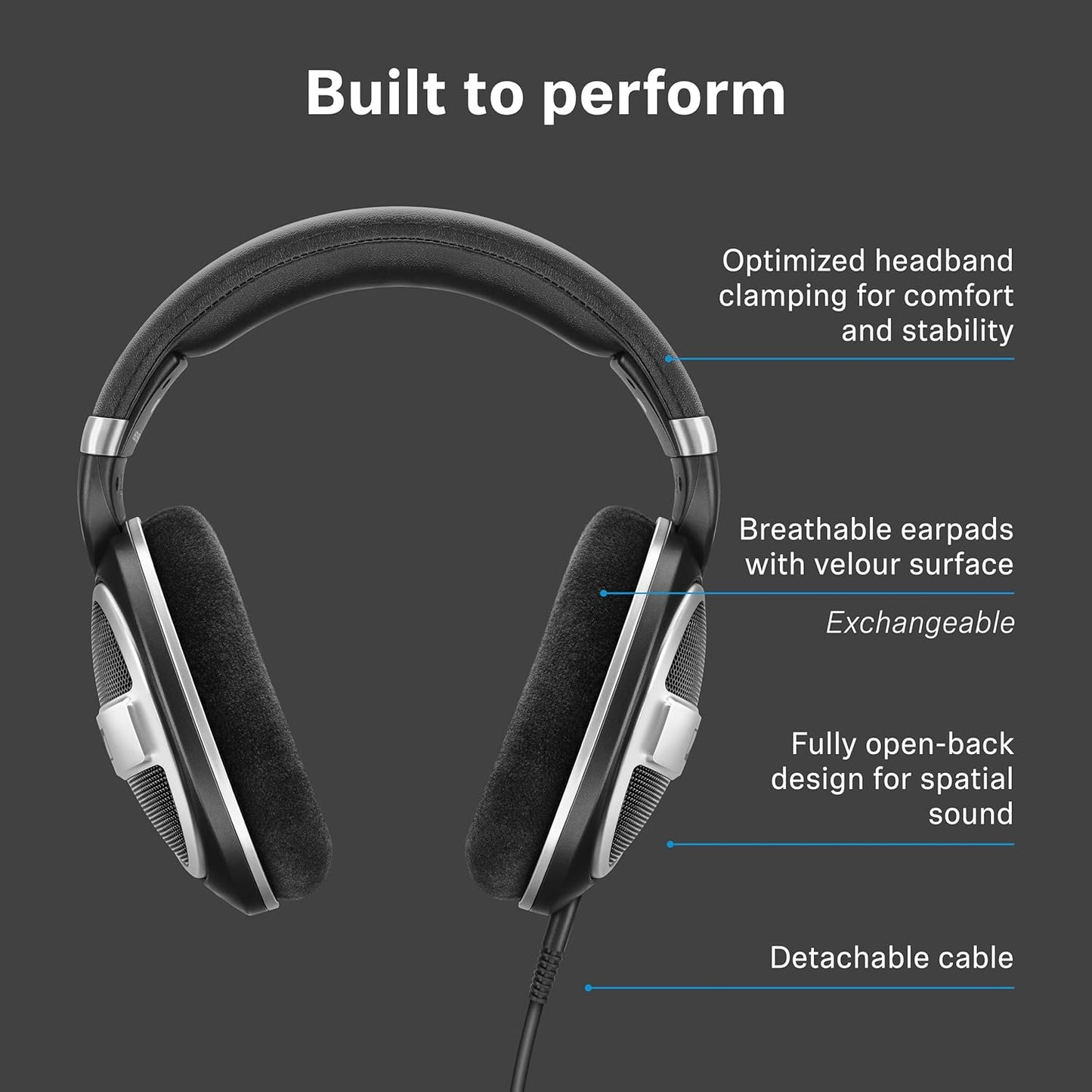 Sennheiser HD 569 Closed‑Back Audiophile Headphone