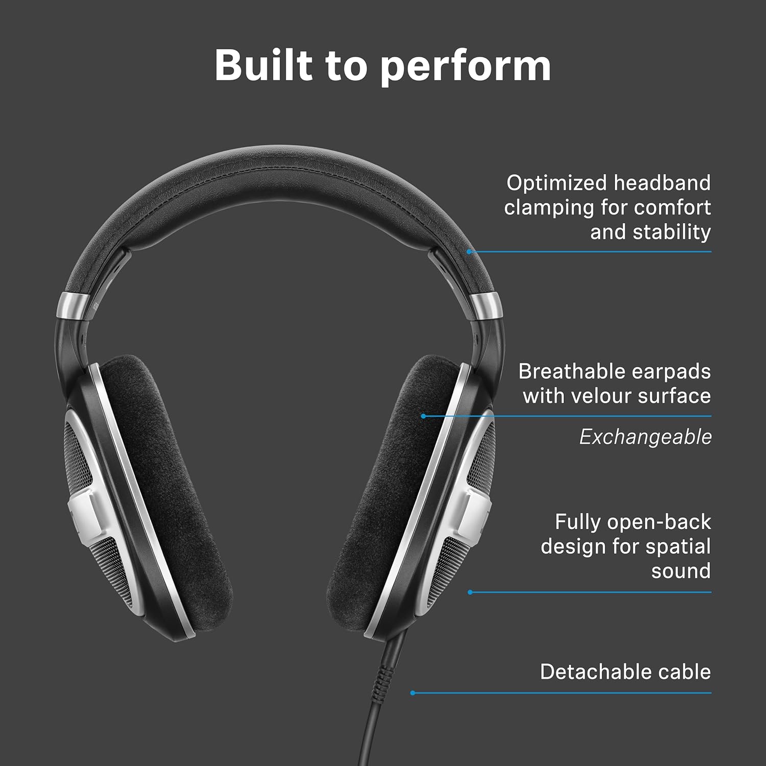 Sennheiser HD 569 Closed‑Back Audiophile Headphone