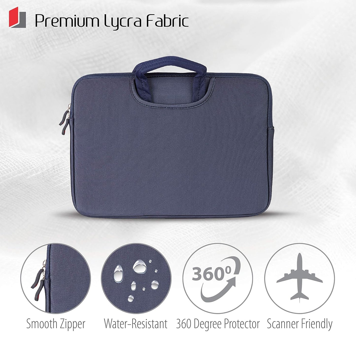 Neopack Handle Sleeve/Slim Bag for All 13 Inch Laptops/MacBook Pro & Air 13.3 inch - (BLUE)
