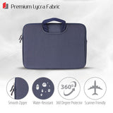 Neopack Handle Sleeve/Slim Bag for All 13 Inch Laptops/MacBook Pro & Air 13.3 inch - (BLUE)