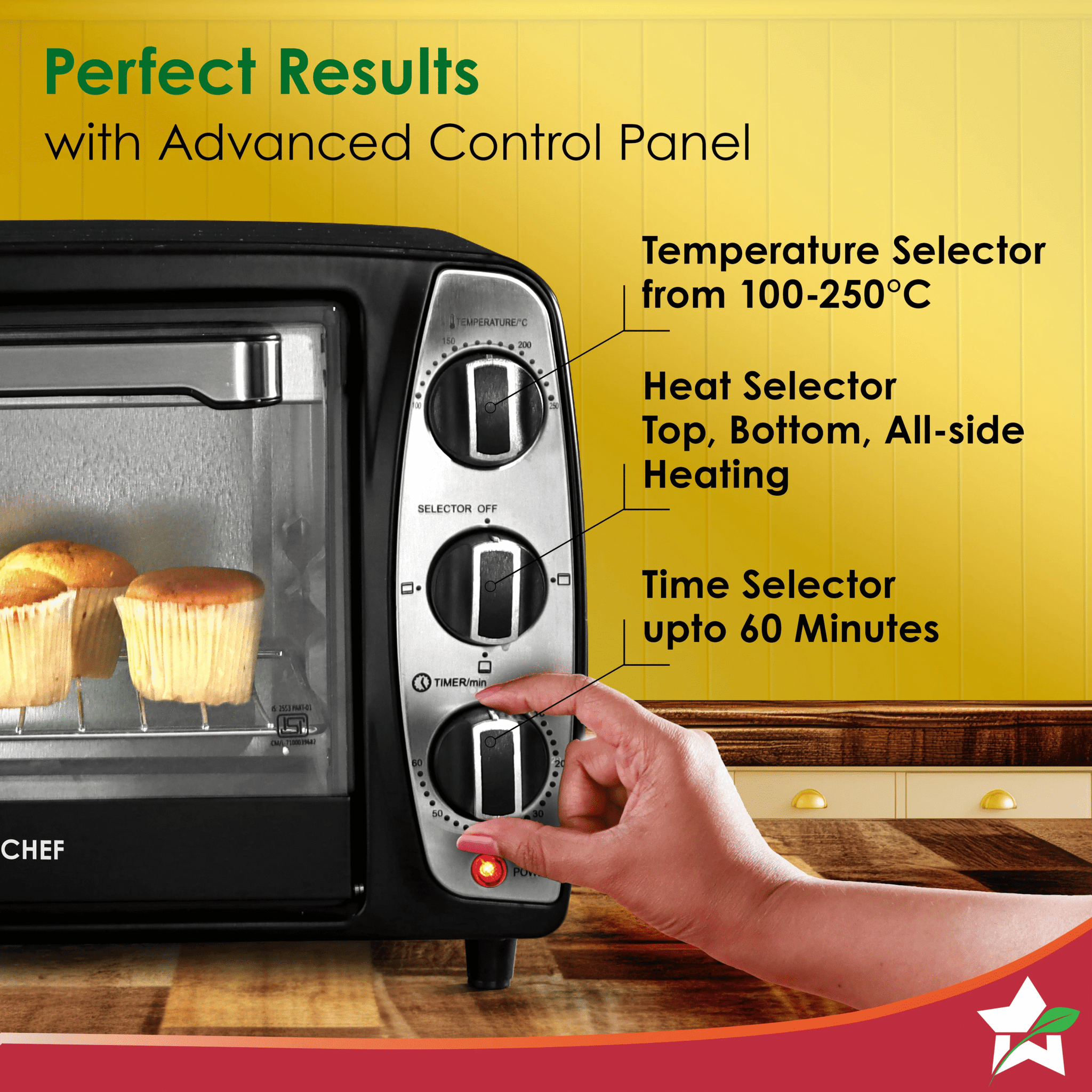 Wonderchef Oven Toaster Griller (OTG) 17 L | Bake, Grill, Roast