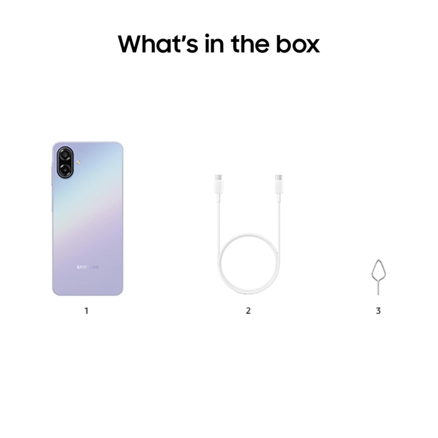 Samsung Galaxy A07 5G (6GB/128GB Storage)-Light Violet