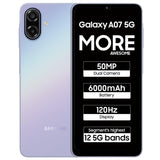 Samsung Galaxy A07 5G (4GB/128GB Storage)-Light Violet