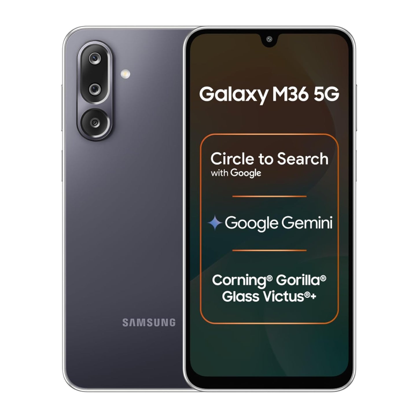Samsung Galaxy M36 5G (6GB/128GB Storage)-Velvet Black