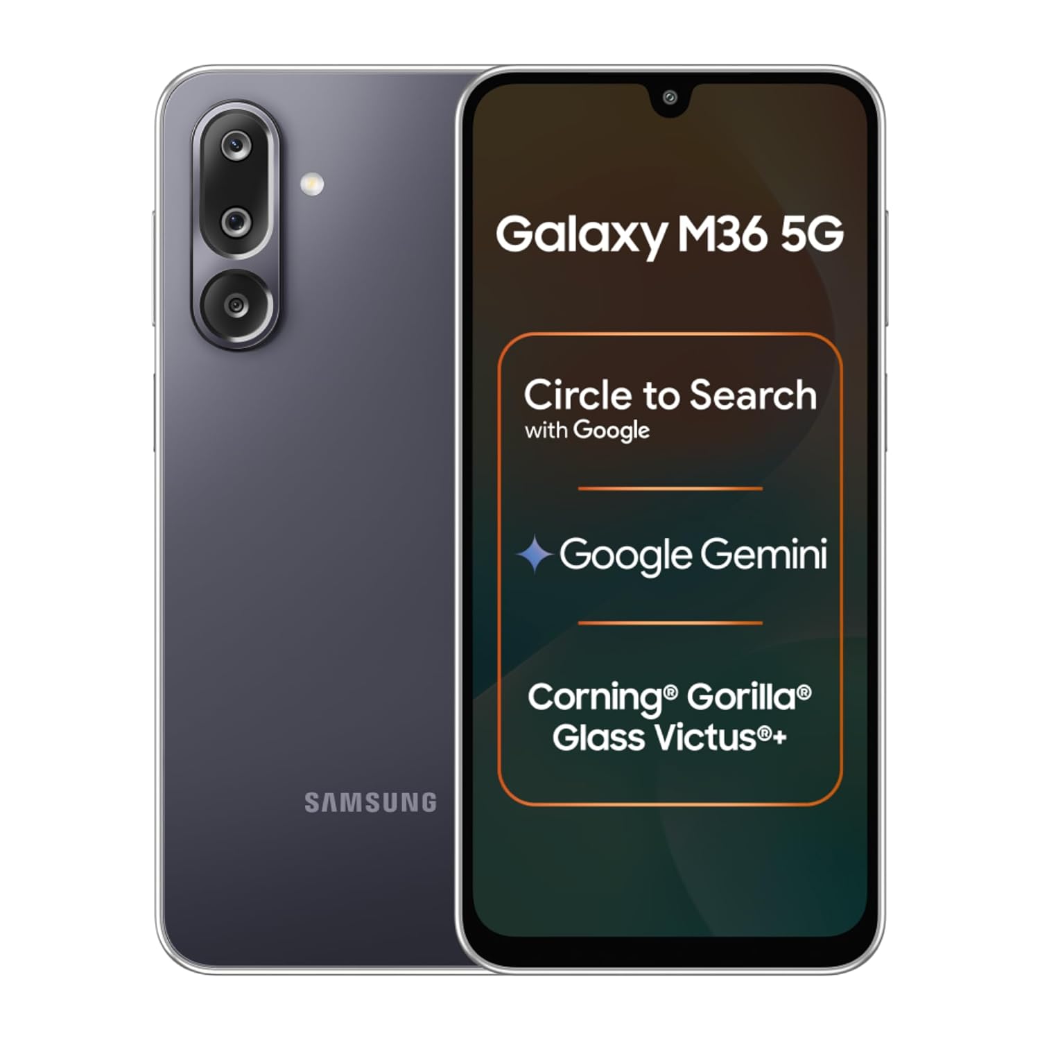 Samsung Galaxy M36 5G (8GB/128GB Storage)-Velvet Black