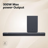 JBL Bar 2.1 Deep Bass (MK2), Soundbar with 6.5” Down-Firing Wireless Subwoofer, 2.1 Channel