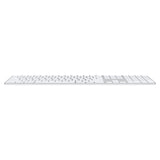 Apple Magic Keyboard with Touch ID and Numeric Keypad for Mac models with Apple silicon - US English - White Keys